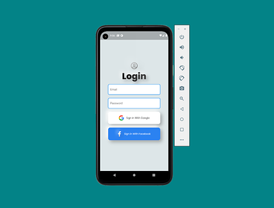 Beautiful Login UI android app authentication clean design firebase flutter ios login mobile register ui ux