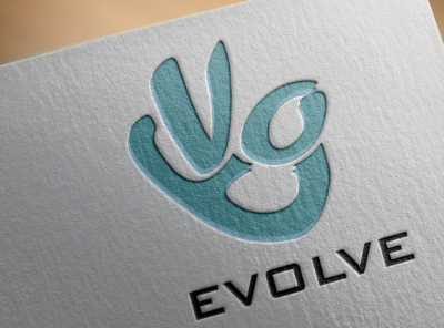 Evolve branding logo vector