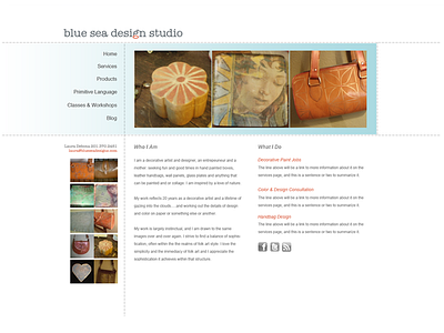 Bluesea Design Studio web design webdesign website white