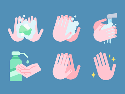 wash hands coronavirus hand icon illustration vector art