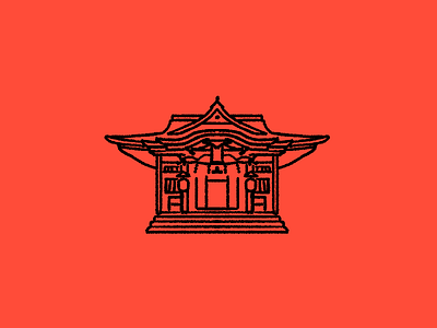 Temple illustration temple