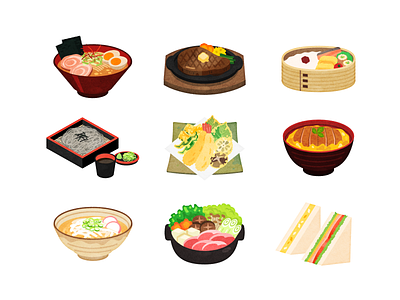 foods icon illustration