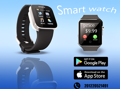 social media smart watch appstore background clock smartwatch