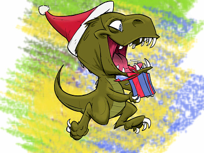 funny dinosaur art coloring design dinosaur illustration vector