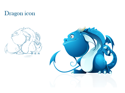 Dragon-icon dragon icon