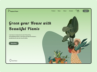 Website Tropical Plant