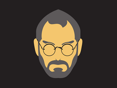 Stevie apple illustration national hairstyle day steve jobs tech