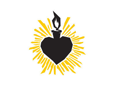 Drbl 62013 branding fire identity logo sacred heart