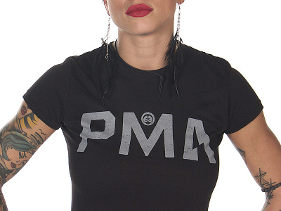 PMA apparel branding diy hardcore merchandise print punk screen print type vector