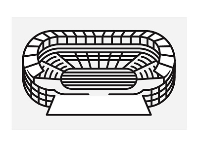 Drbl 82113 branding digital identity logo sports stadium vector