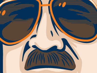 Coach bears football nfl portrait sports vector