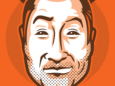 Ryan Dalton comedian illustration portrait vector