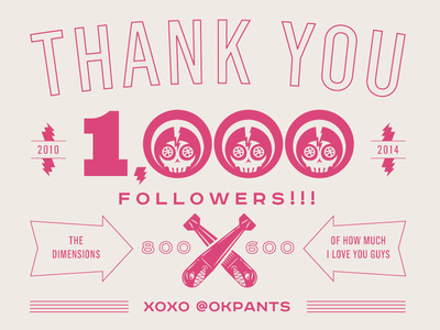Thank You x 1000