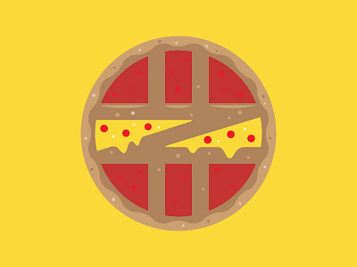 Pizza identity logo pizza