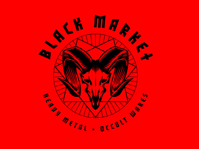 Black Market geometry goat metal music occult records retail
