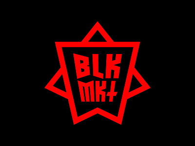 BLK MKT Secondary branding geometry identity occult retail