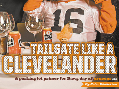 Dribbble 907 browns cleveland editorial football magazine photo print tailgating type