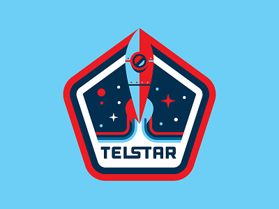 Telstar band cosmic logo music rocket space