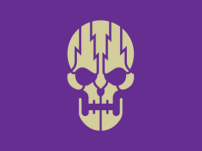 Skull branding cranium death skull stencil vector