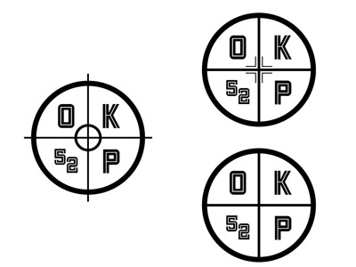 Drbl 1214 branding crosshairs inline type vector