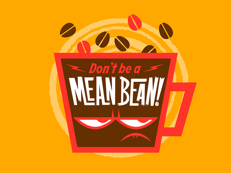 Mean Bean branding vector coffee