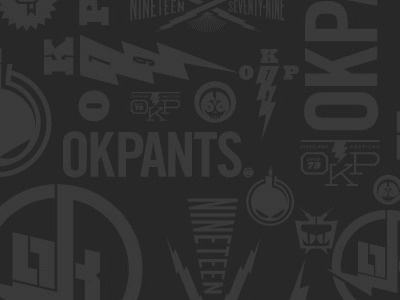 OKPANTS Wallpaper branding vector wallpaper