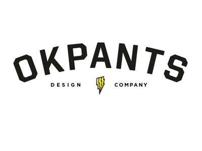 OKP Co. bolt branding identity logo type vector