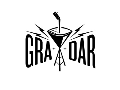 Graydar band black branding illustrator logo music vector