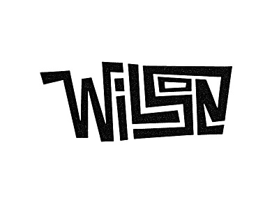 Wilson distressed logo texture type wilson