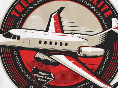 TSE - "Flyer Than The Rest" airplane apparel g5 illustration illustrator jet vector white