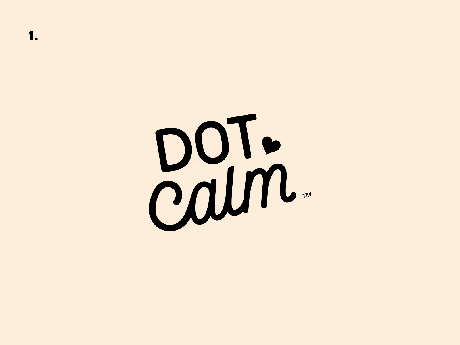 Dot Calm Skincare I Branding animation branding graphic design illustration logo