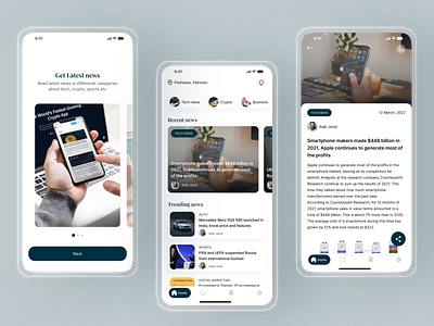 Blog App Concept | App UI Design app concept app design app ui app ui concept article articles blog blog app blog app ui blog desigb blog ui branding design concept ui design ui ux ux design