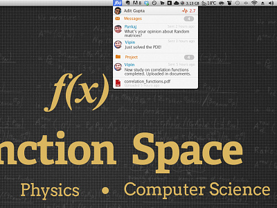 Function Space Mac Notifier mac