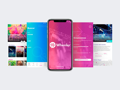 Whenler! app argentina college experience figma ios iphone sketch ui user ux