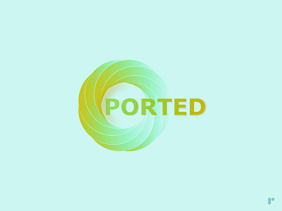 Ported illustration logo vector