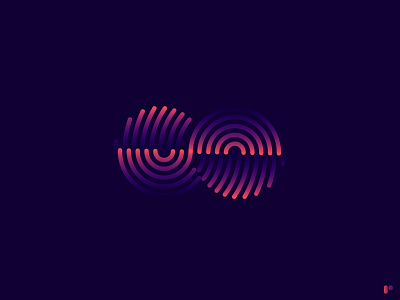 Finite flat icon illustration logo minimal vector