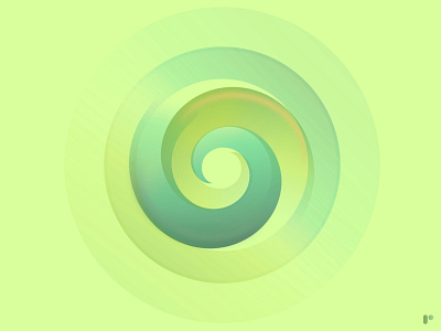 Circle Test flat illustration logo minimal vector