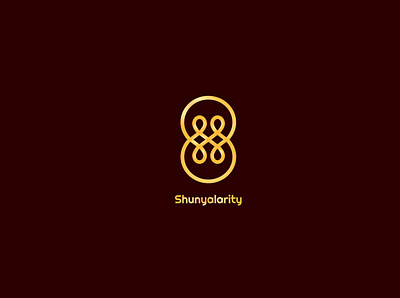 Shunyalarity design flat icon illustration logo minimal vector