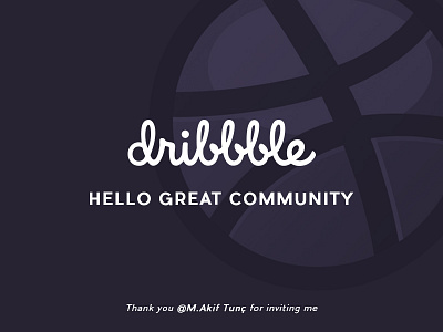 Hello Dribbble