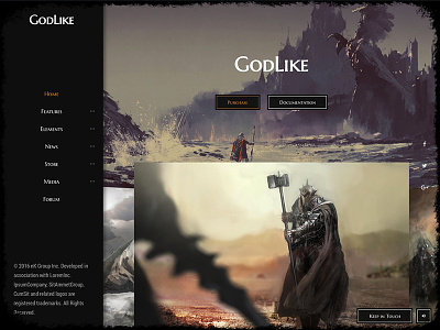 GodLike | The Game Template blog bootstrap community forum game gaming store template themeforest