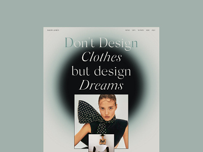 Ralph Lauren Website branding clean concept design fashion gradient interaction interface layout minimal model motion promo typogaphy uiux web website