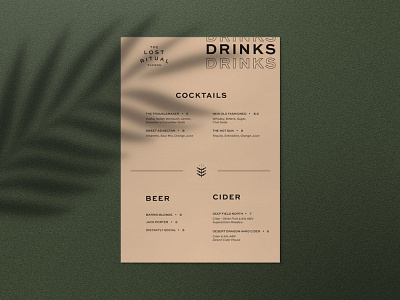 Menu Design