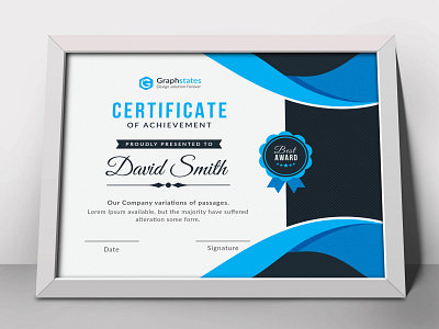 Certificate design