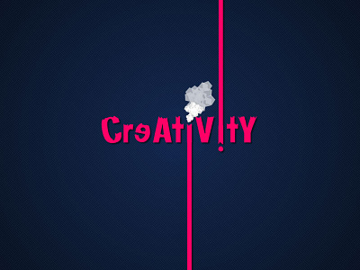 Creativity creativity design typography