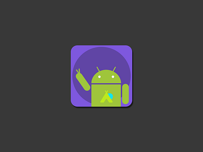 Hi And-RoiD android app icon design funk icon