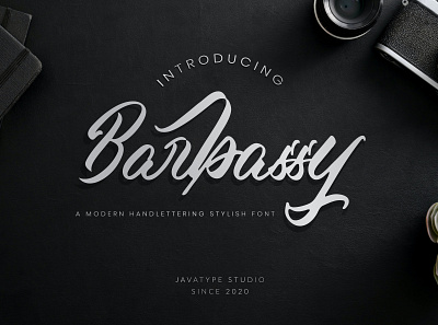 Barbassy - A Modern Hand Lettering font Script beauty branding classy font creative design elegant elegant font fashion logo font awesome handwriting font handwritten font lettering lettering artist lettering logo logotype minimalist font modern font signature font stylish font typeface typogaphy