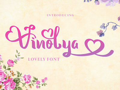 Vinolya - a Lovely Font