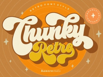 Chunky Retro Font