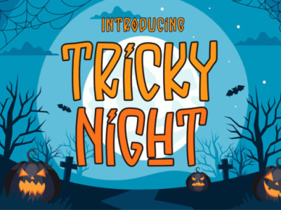 Tricky Night Font playful