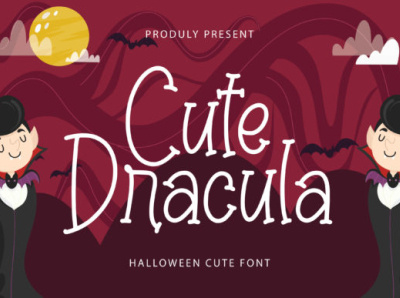 Cute Dracula Font dracula playful